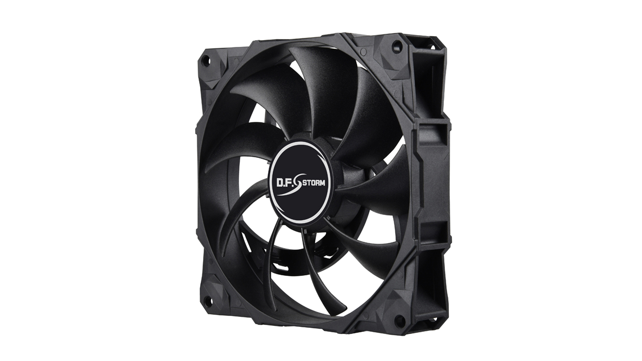 Enermax D.F Storm 120mm Dust Free Rotation Technology High Performance 3,500 RPM with 3 peak RPM options and 4-pin PWM connector Case Fan UCDFS12P LEPATEK CORPORATION 